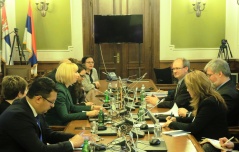 21 April 2017 The Head and members of the PFG with Germany meet with the Chair of the Bundestag Parliamentary Friendship Group with South-Eastern Europe